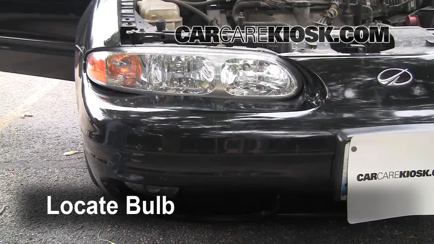 2000 Oldsmobile Alero GL 3.4L V6 Sedan (4 Door) Luces Luz de carretera (reemplazar foco) 